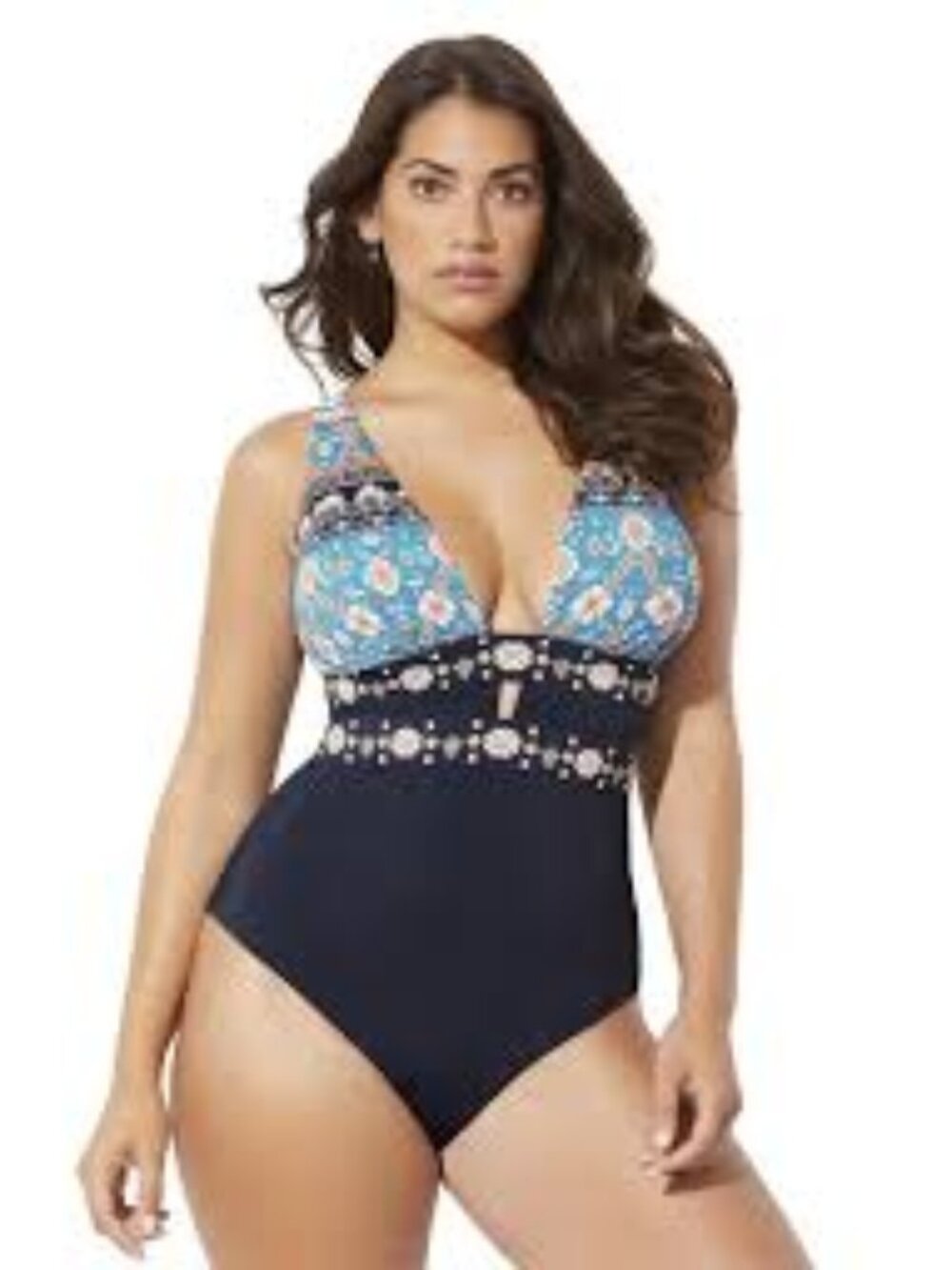 Swimsuit for All Plunge One Piece Swimsuit